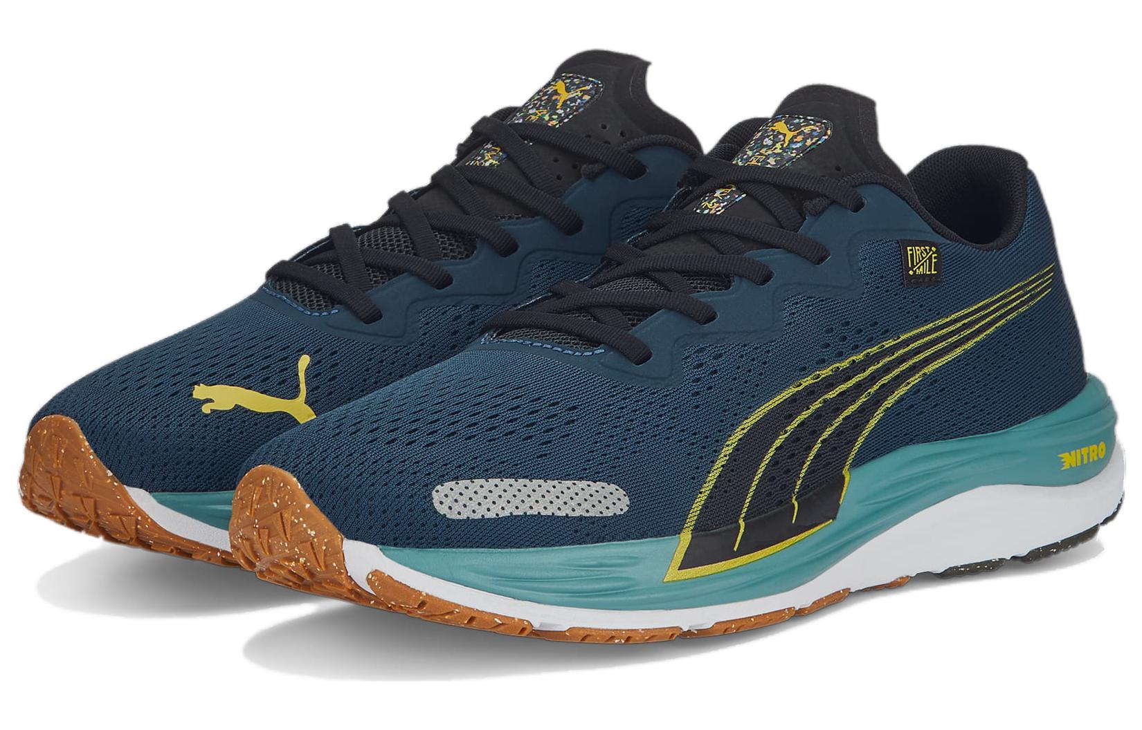 Беговые кроссовки мужские PUMA First Mile X Velocity Nitro 2, dark night, 43 EU