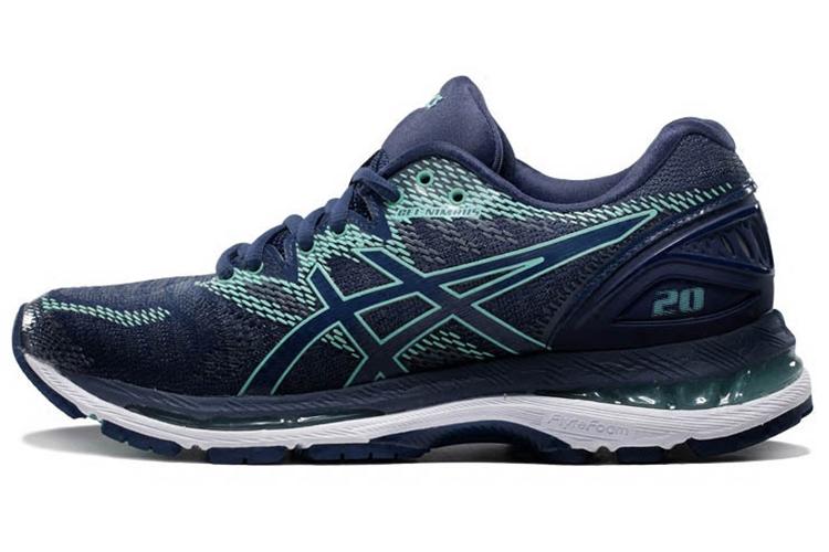 Кроссовки женские ASICS Gel Nimbus 20 indigo blue opal green, 40.5 EU