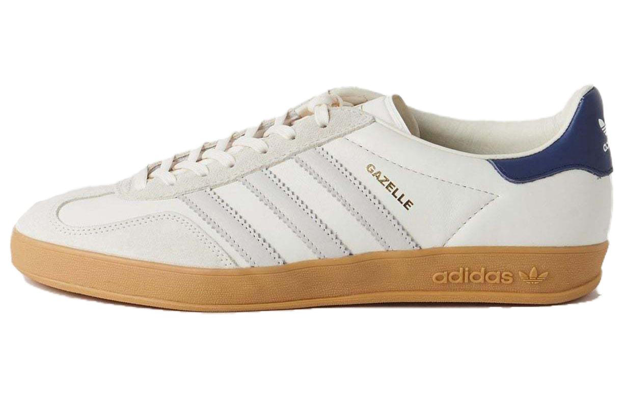 Кеды унисекс Adidas Gazelle Indoor Beauty And Youth серые, белые, синие, 37 1/3 EU