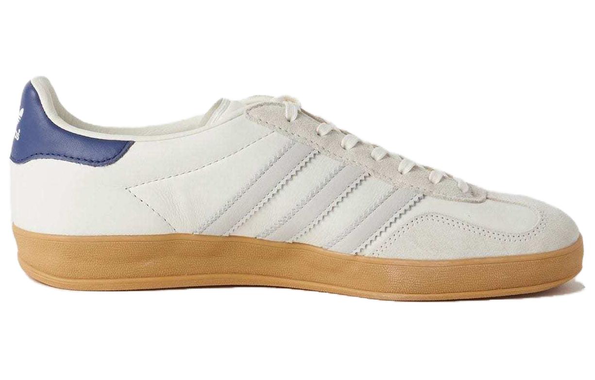 Кеды унисекс Adidas Gazelle Indoor Beauty And Youth серые, белые, синие, 37 1/3 EU