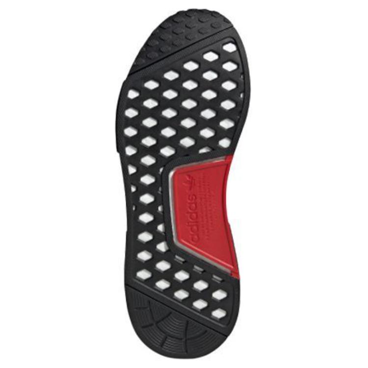 Кроссовки унисекс Adidas NMD_R1 Stlt Primeknit черные, красные, 36 2/3 EU