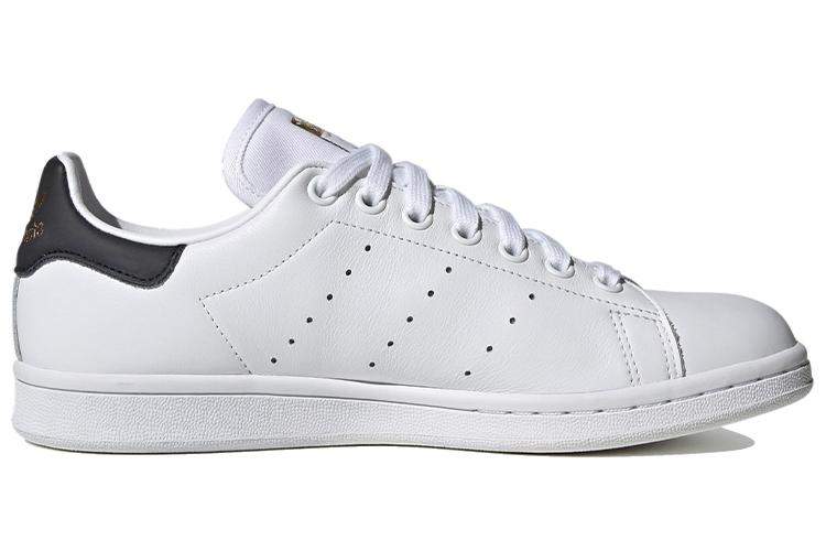Кеды женские Adidas Originals Stan Smith Trefoil белые, черные, 36 2/3 EU