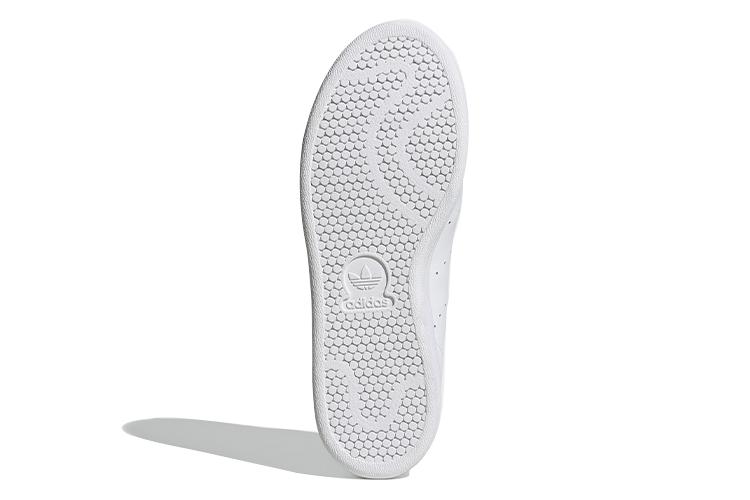 Кеды женские Adidas Originals Stan Smith Trefoil белые, черные, 36 2/3 EU