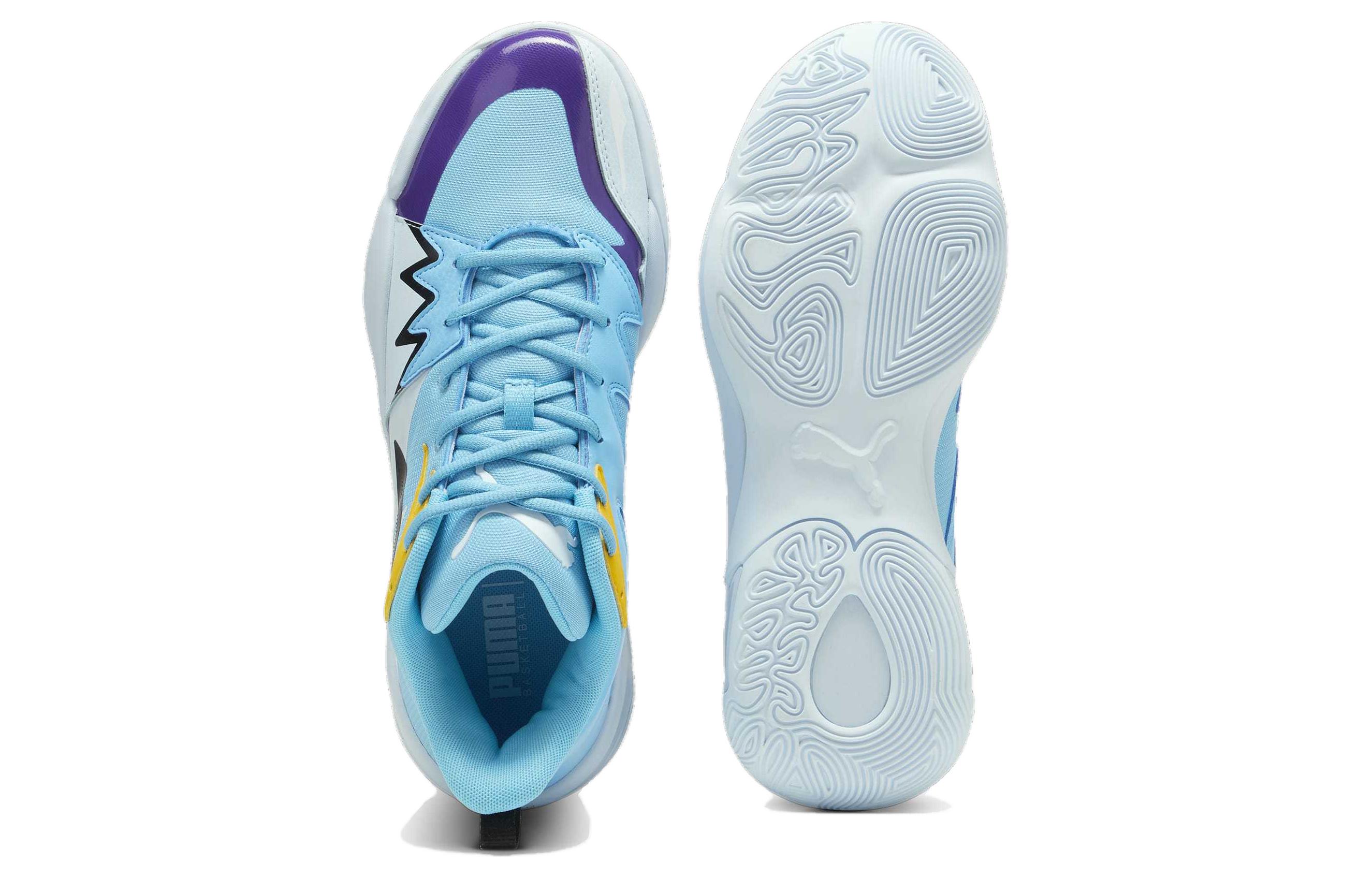 Кроссовки унисекс PUMA Genetics, синий, желтый, черный, 42 EU