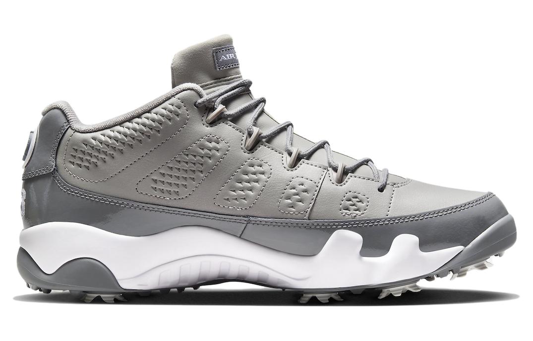 Кроссовки мужские Jordan 9 Retro Low Golf серые, 40.5 EU