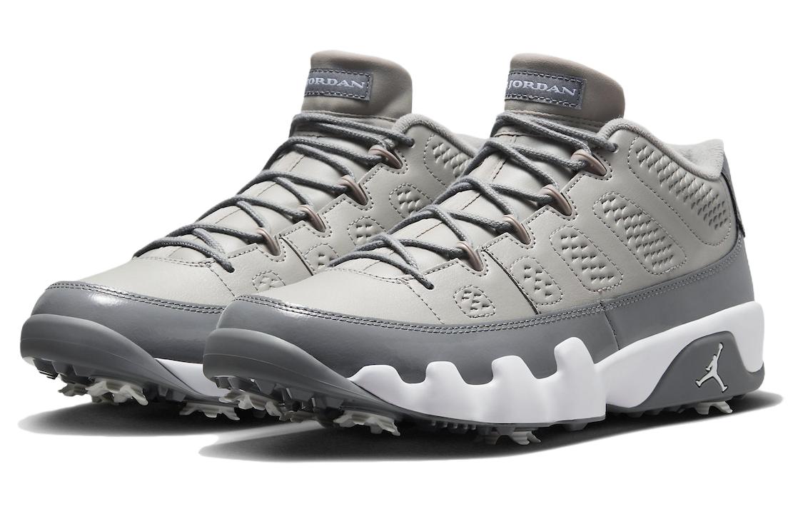 Кроссовки мужские Jordan 9 Retro Low Golf серые, 40.5 EU