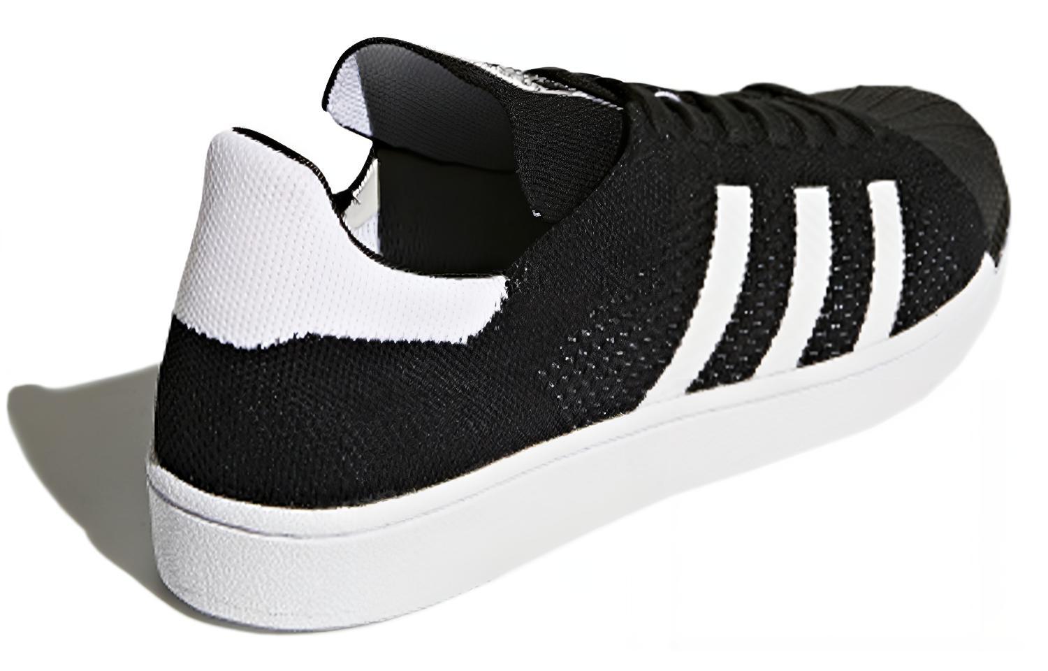 Кеды мужские Adidas Originals Superstar Primeknit черные, 41 1/3 EU