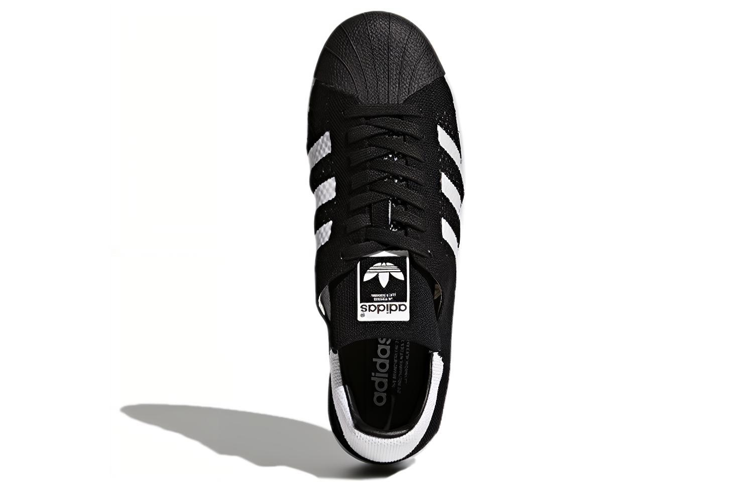 Кеды мужские Adidas Originals Superstar Primeknit черные, 41 1/3 EU