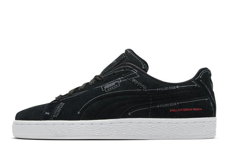 Кеды унисекс PUMA Suede Classic Pattern Master черные