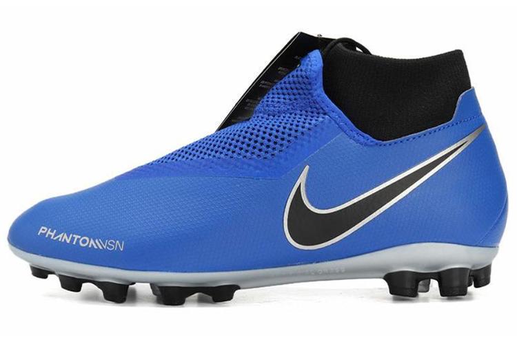 Футбольные бутсы мужские Nike Phantom Vision Academy DF AG, blue black, 44.5 EU