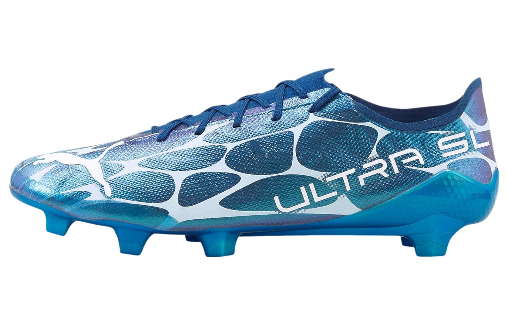 Футбольные бутсы мужские PUMA Ultra SL Glow FG, arctic ice, 43 EU