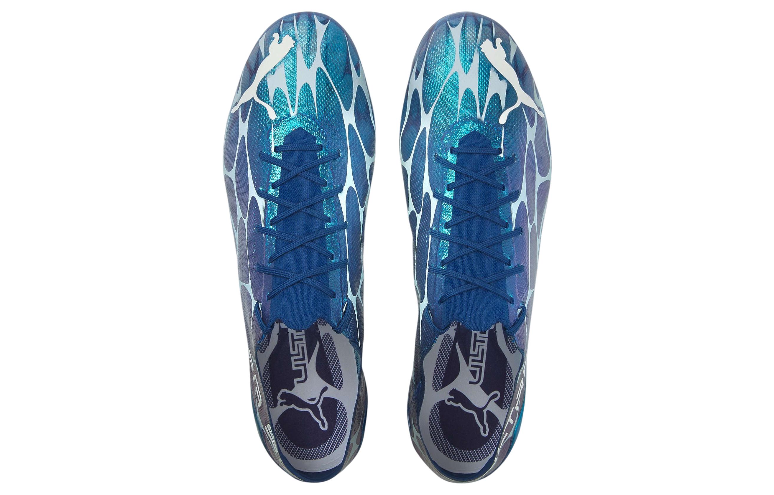 Футбольные бутсы мужские PUMA Ultra SL Glow FG, arctic ice, 43 EU