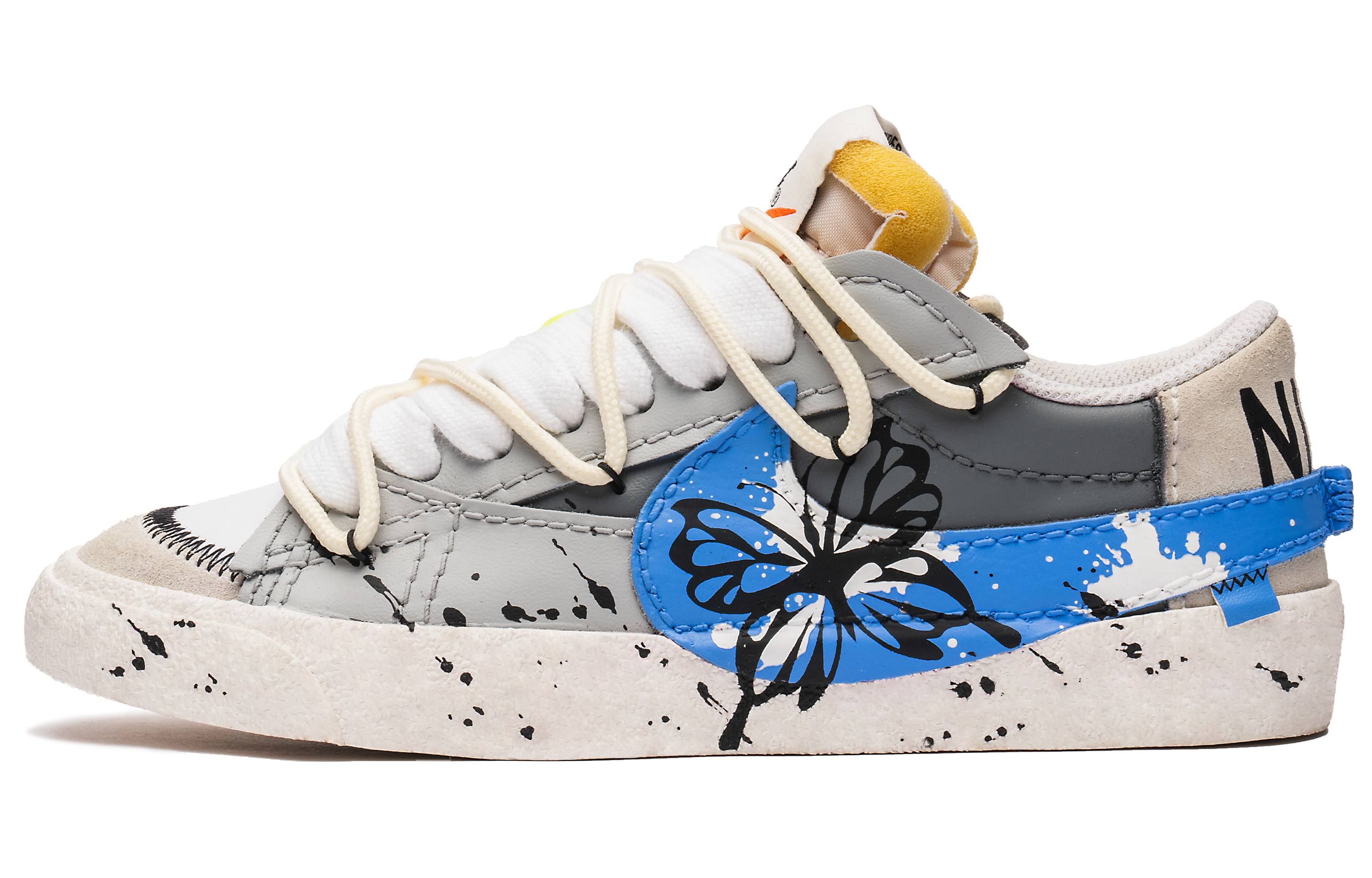 Кроссовки мужские Nike Blazer Low '77 Jumbo серо-голубые, 40.5 EU