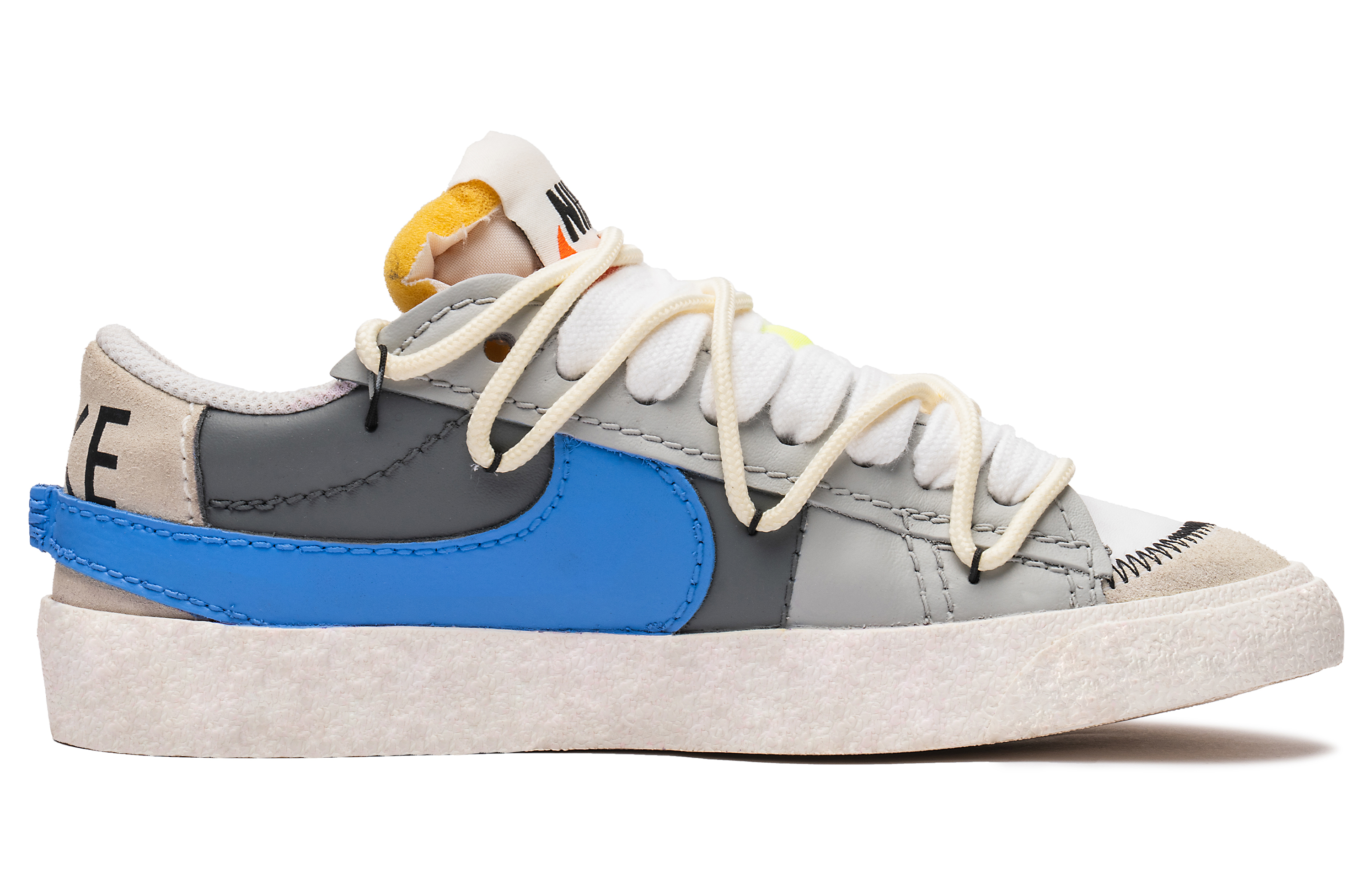 Кроссовки мужские Nike Blazer Low '77 Jumbo серо-голубые, 40.5 EU