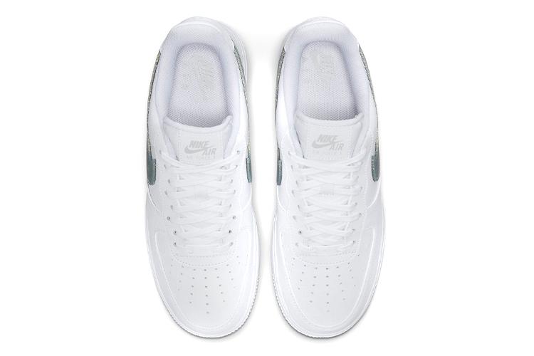 Кеды женские Nike Air Force 1 Low Glitter Swoosh зеленые, 38 EU
