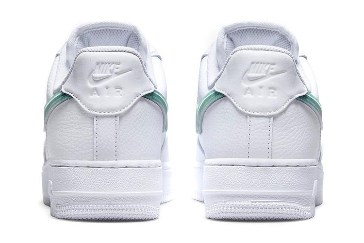 Кеды женские Nike Air Force 1 Low Glitter Swoosh зеленые, 38 EU