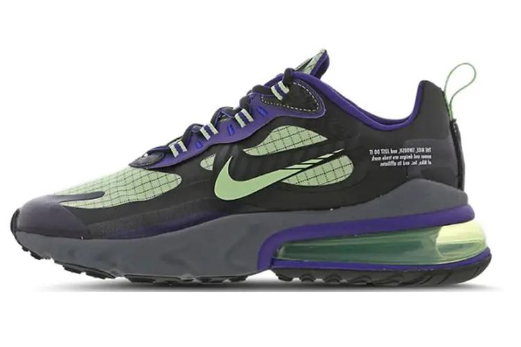 Кроссовки мужские Nike Air Max 270 React Future Swoosh черные-зеленые