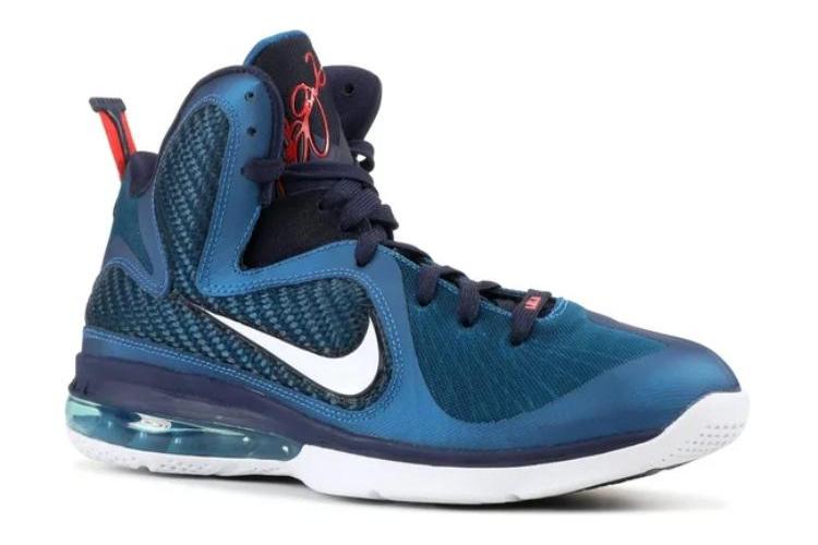Кроссовки мужские Nike LeBron 9 'Swingman' синие, 46 EU