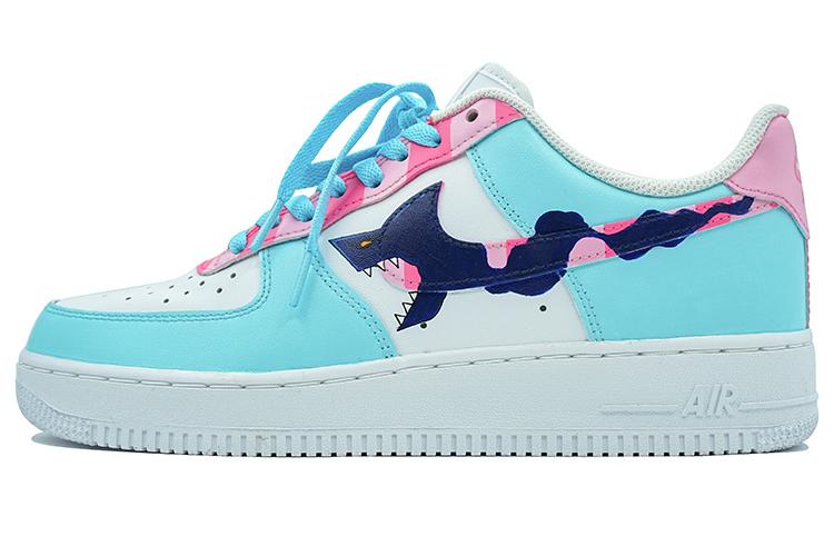 Кроссовки мужские Nike Air Force 1 K999, blue green, 40 EU