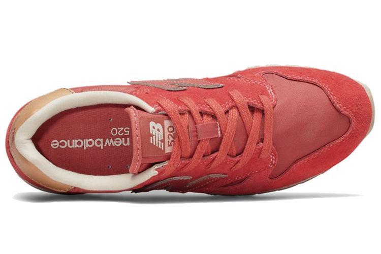 Кроссовки женские New Balance 520v оранжево-красные, 37 EU