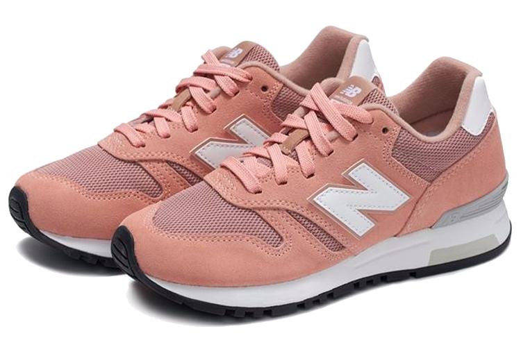 Кроссовки женские New Balance NB 565 серо-розовые, 37.5 EU