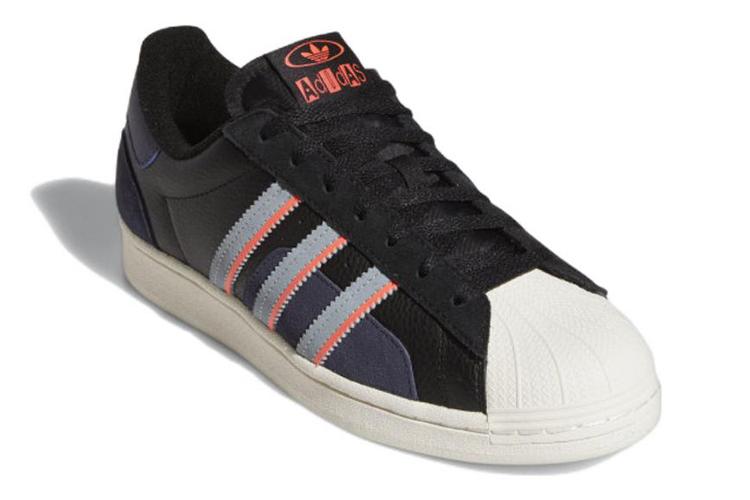 Кроссовки мужские Adidas Superstar черные, 38 EU