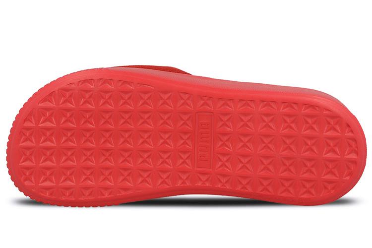 Шлепанцы женские PUMA Platform Slide Bold Sd красные, 38 EU