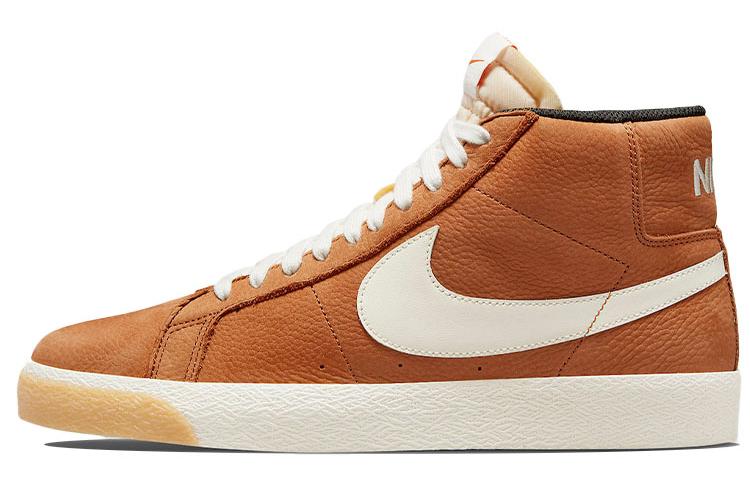 Кеды мужские Nike SB Zoom Blazer Mid ISO, dark russet, 44.5 EU