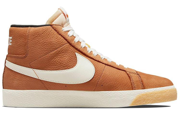 Кеды мужские Nike SB Zoom Blazer Mid ISO, dark russet, 44.5 EU