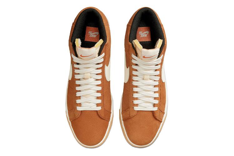 Кеды мужские Nike SB Zoom Blazer Mid ISO, dark russet, 44.5 EU