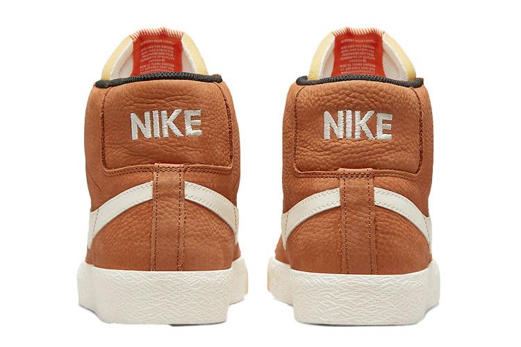 Кеды мужские Nike SB Zoom Blazer Mid ISO, dark russet, 44.5 EU