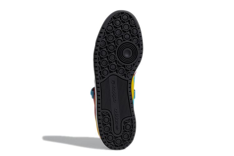 Кеды унисекс Adidas Forum Low Cartman, красные-синие, 41 1/3 EU