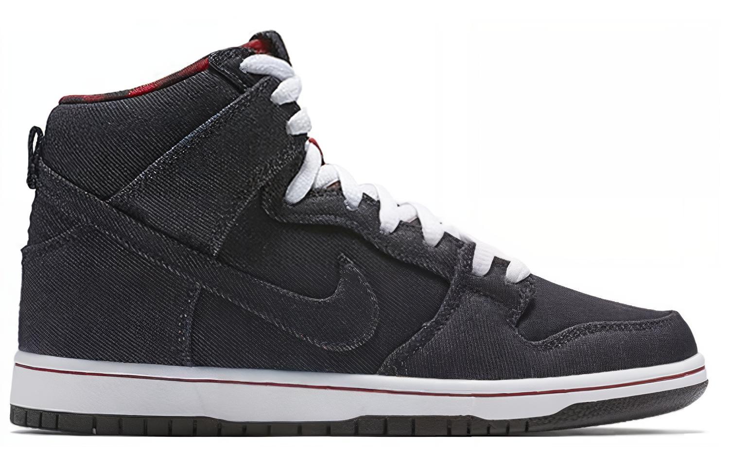 Кеды унисекс Nike Dunk High Premium SB черные, 37.5 EU