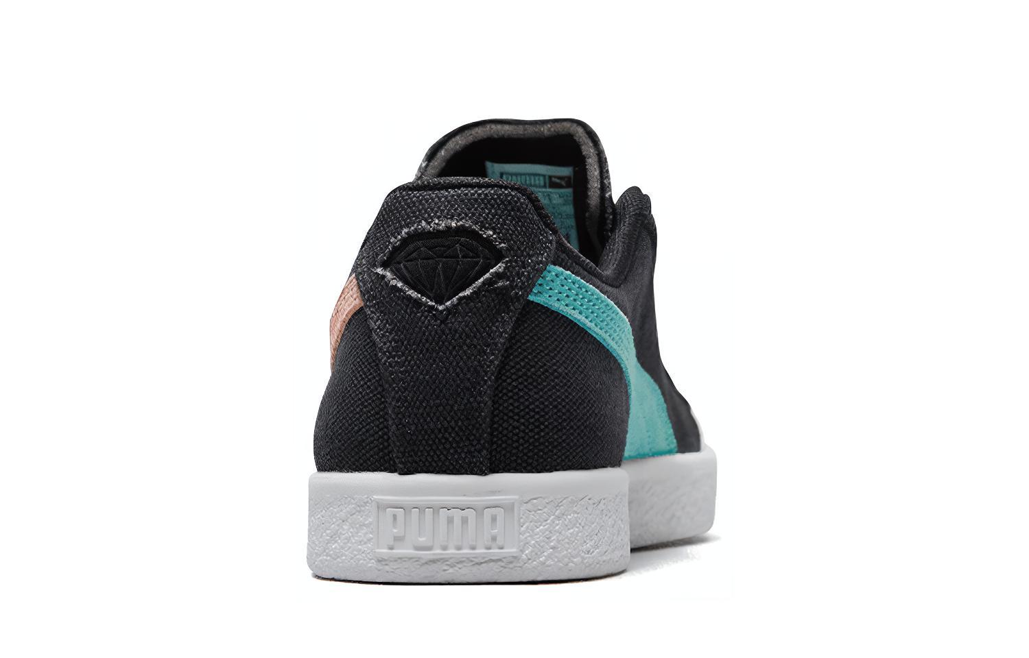 Кеды унисекс PUMA Diamond Supply X Clyde черные, 44 EU