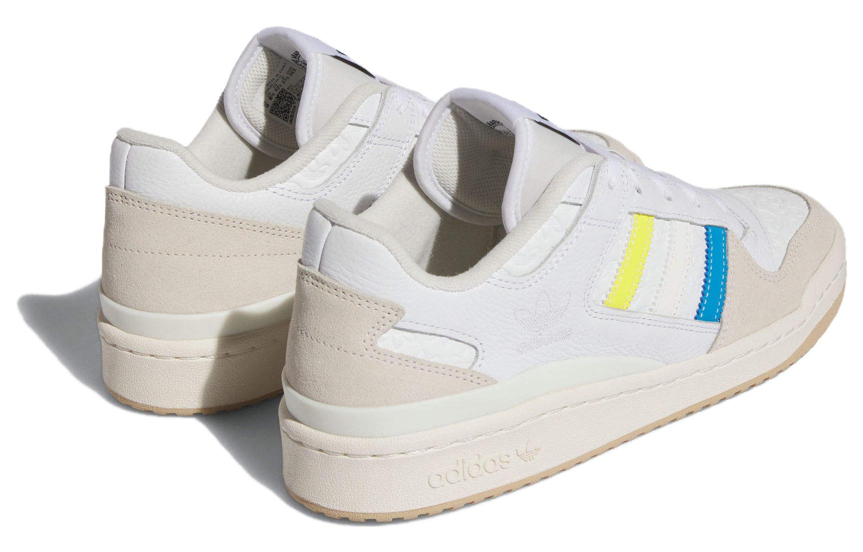 Кеды мужские Adidas Originals Forum Low Patchwork желтые, белые, синие, 41 1/3 EU