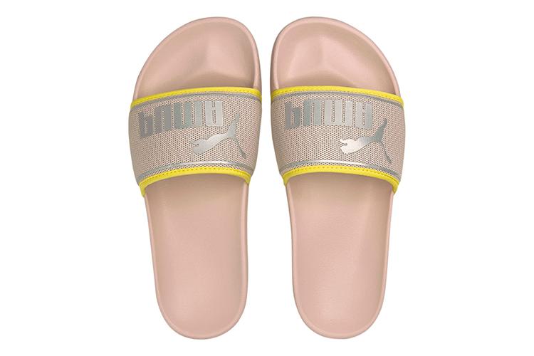 Шлепанцы женские PUMA Leadcat Ftr Slide розовые-желтые, 37 EU