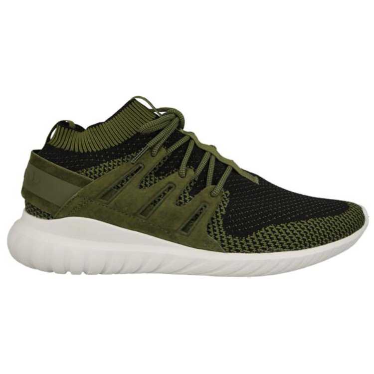 Кроссовки унисекс Adidas Tubular Nova Primeknit оливковые, 41 1/3 EU