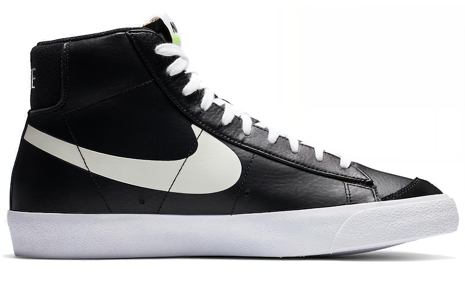 Кроссовки мужские Nike Blazer Mid 77 Vintage Reverse Logo черные, 40.5 EU