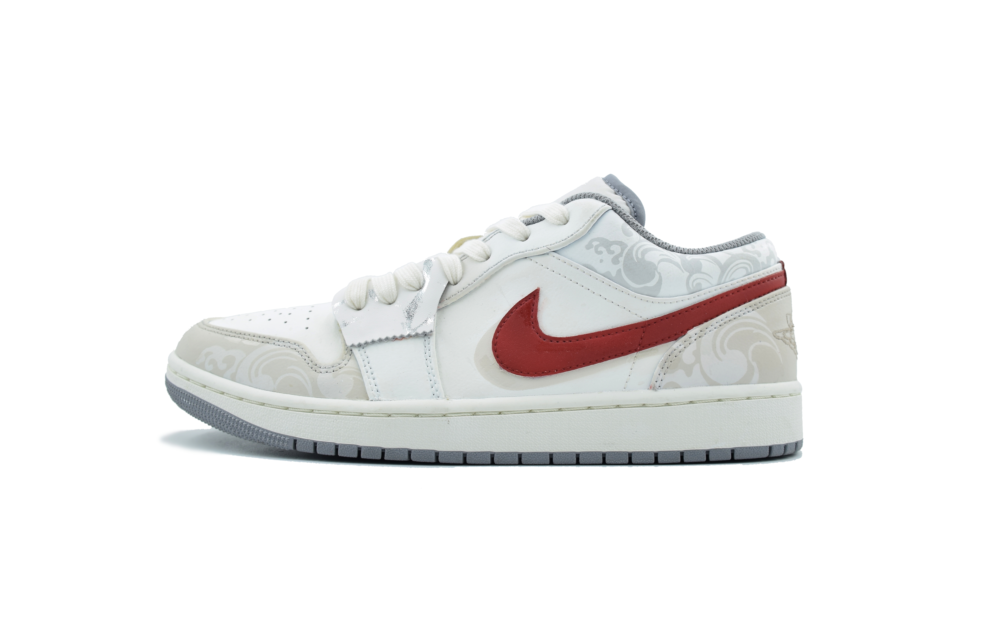 Кроссовки мужские Jordan Air Jordan 1 Low белые, 41 EU