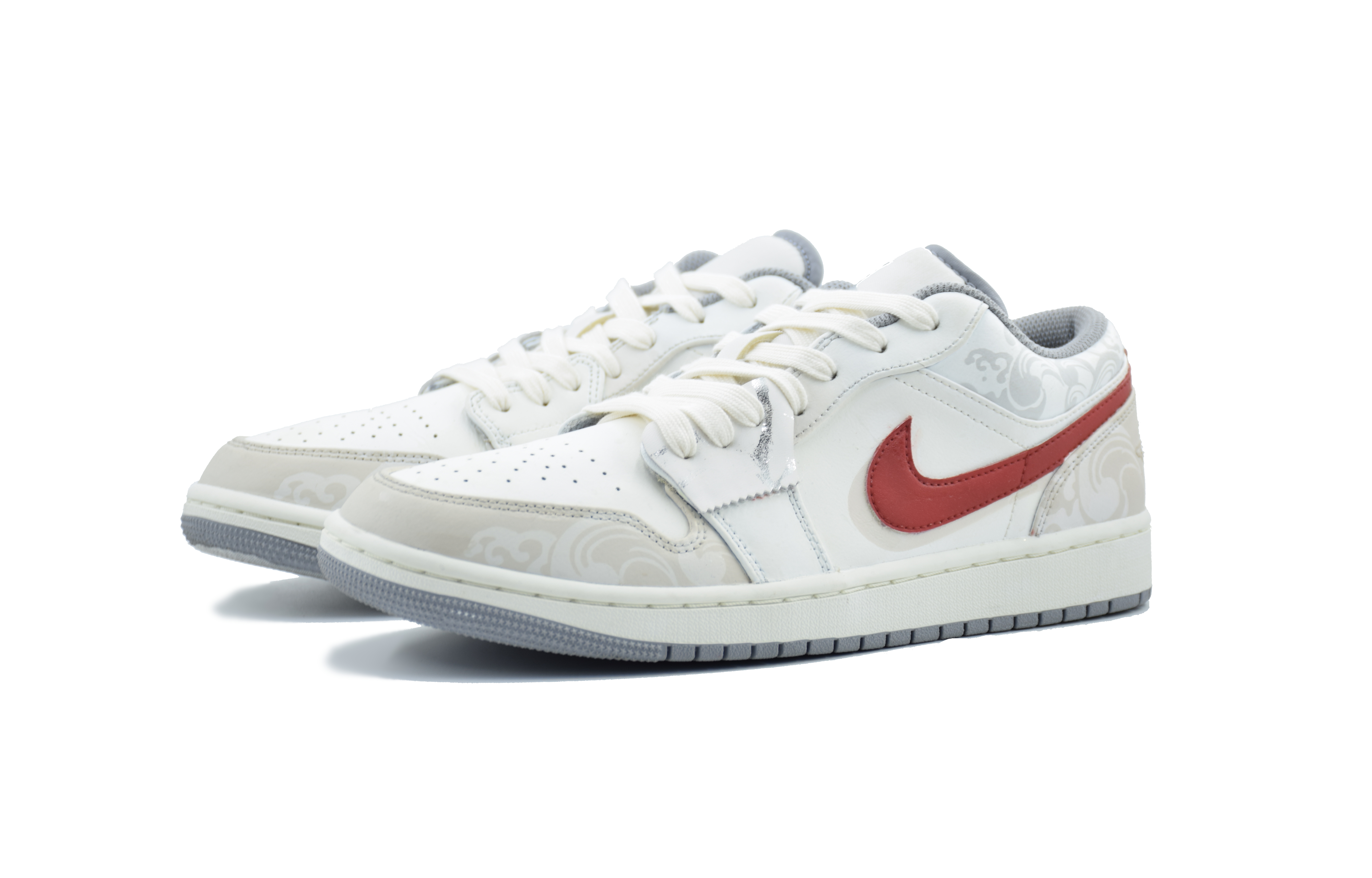 Кроссовки мужские Jordan Air Jordan 1 Low белые, 41 EU