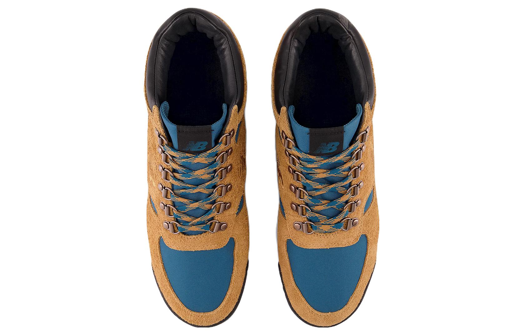 Треккинговые ботинки унисекс New Balance Rainier песочные и бирюзовые, 44 EU