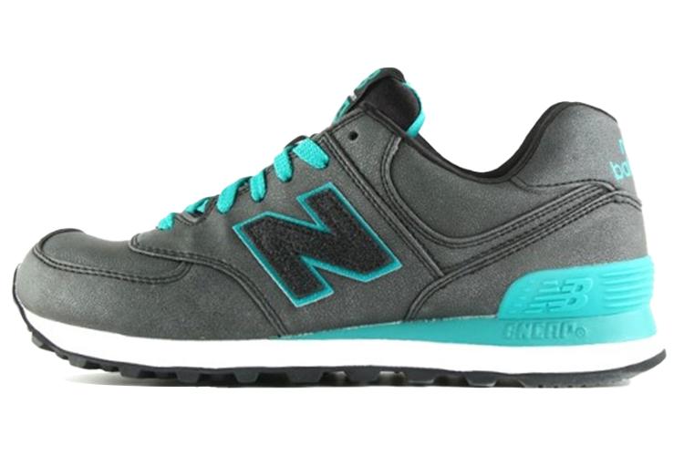 Кроссовки женские New Balance WL574MBK precious metals charcoal teal, 37.5 EU