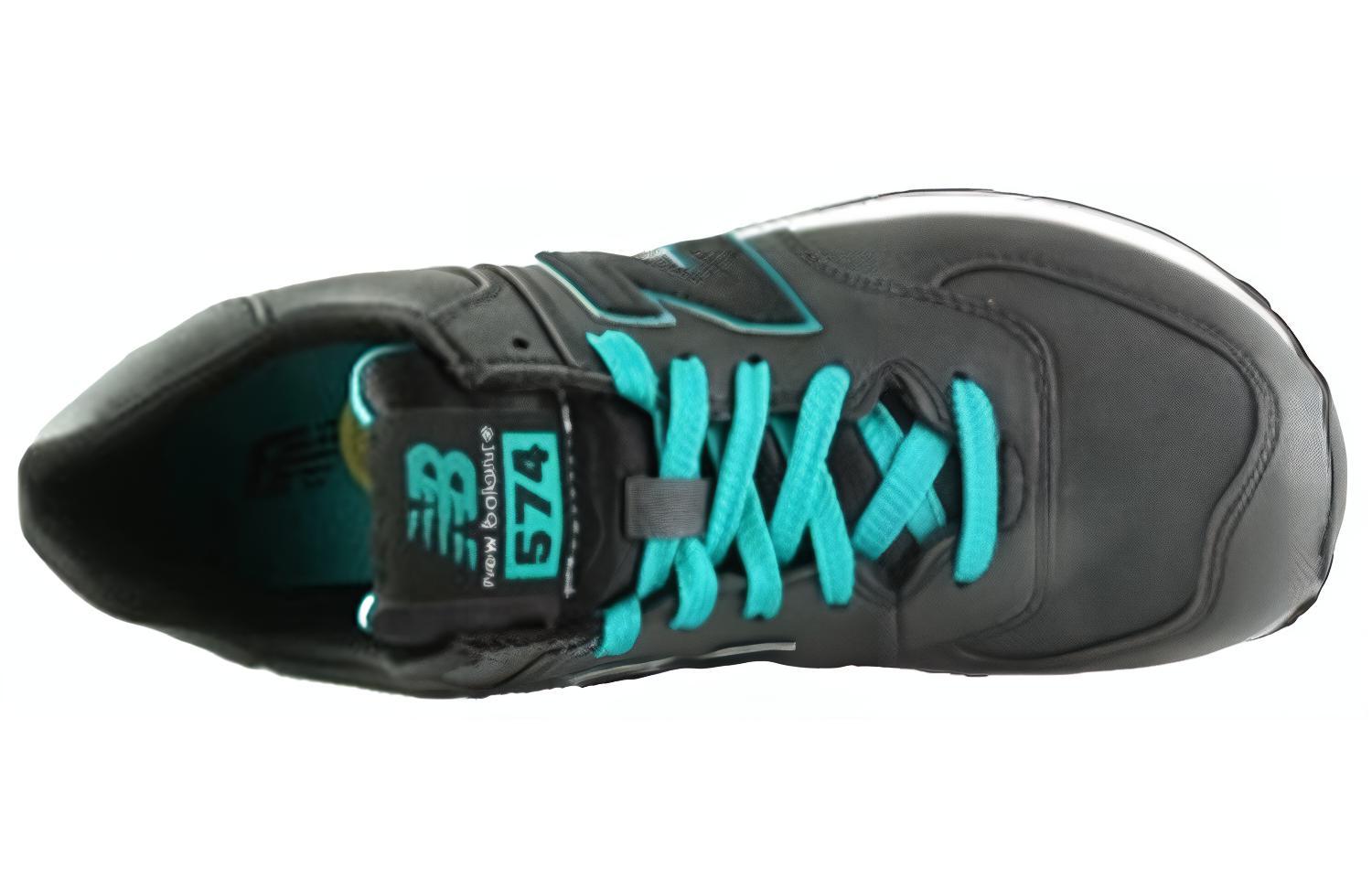 Кроссовки женские New Balance WL574MBK precious metals charcoal teal, 37.5 EU