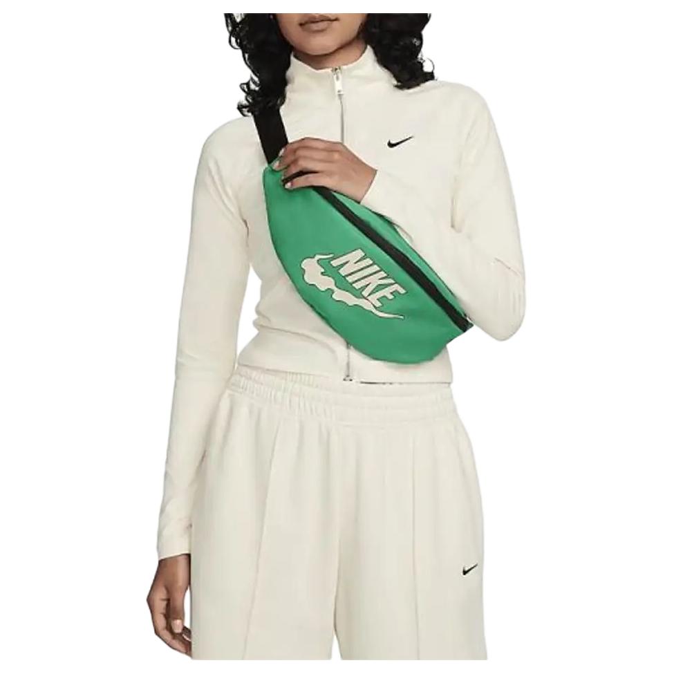 Сумка унисекс Nike Heritage Fabric Stadium Green & Coconut Milk