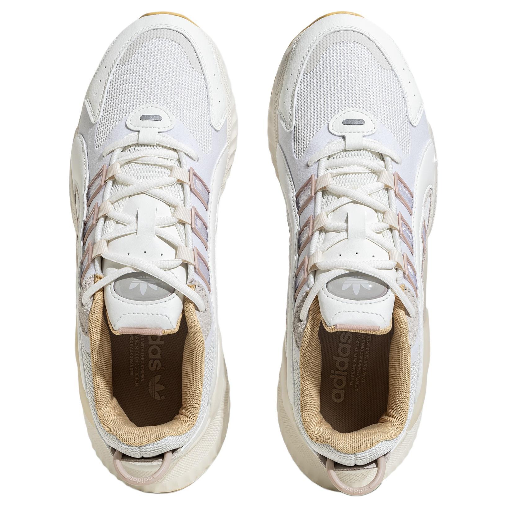 Кроссовки унисекс Adidas Originals HI-TAIL 2.0 белые, коричневые, 44 2/3 EU