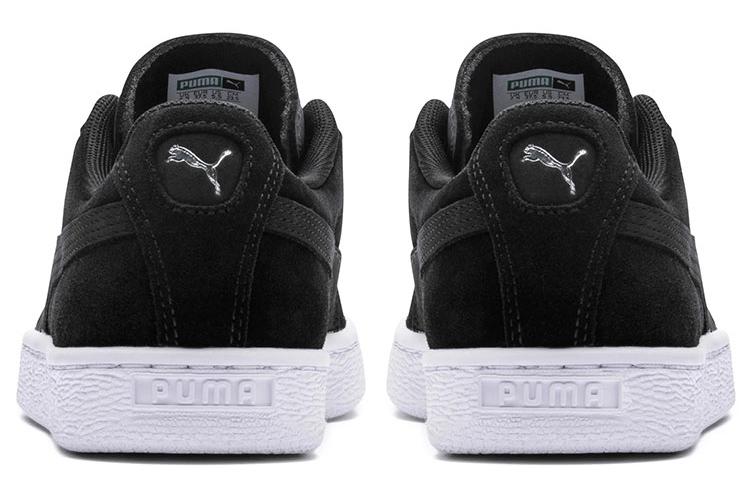 Кеды женские PUMA Suede Shimmer Low черные/серые, 36 EU