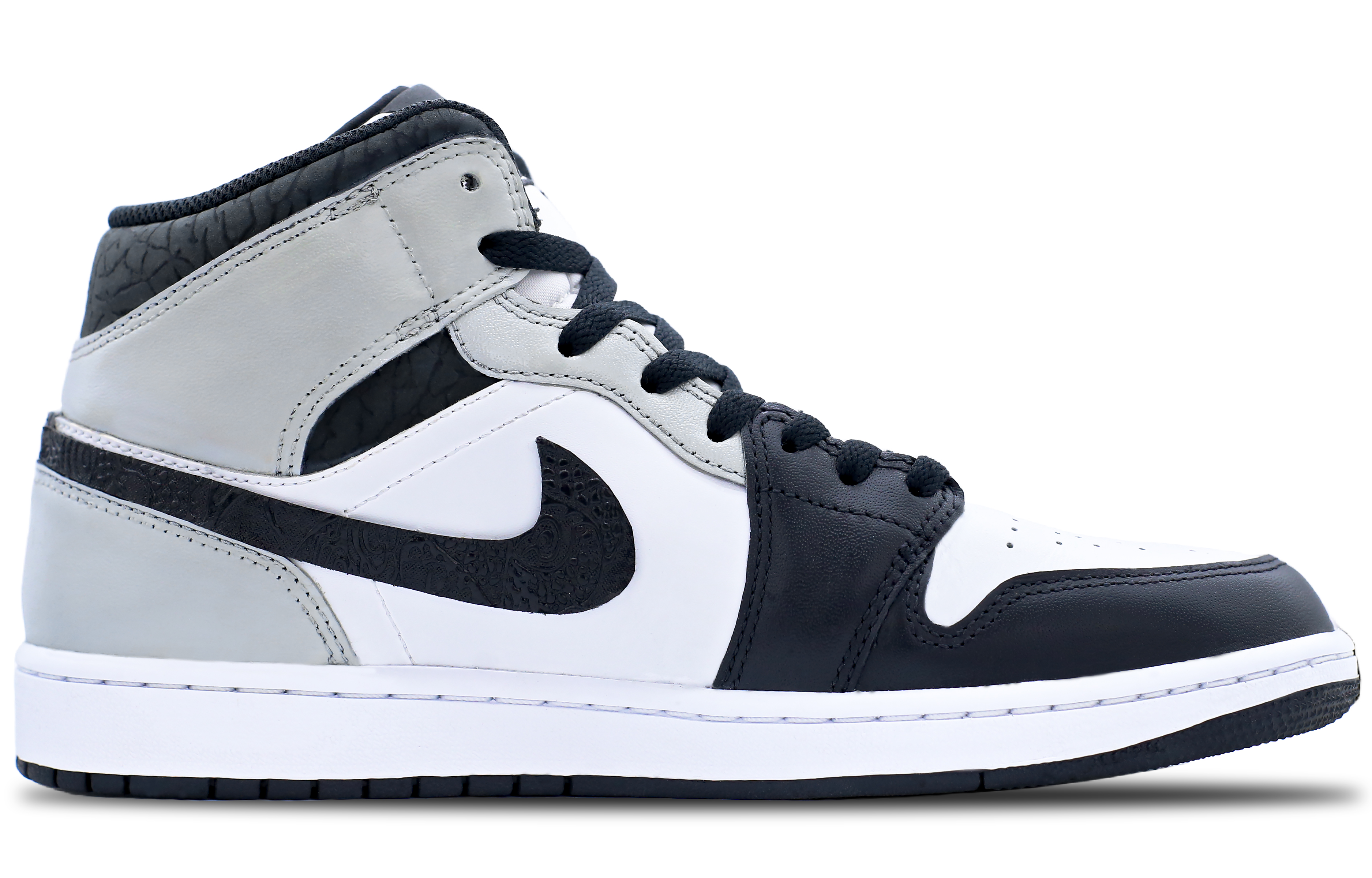Кроссовки мужские Jordan Air Jordan 1 Mid черные, 41 EU