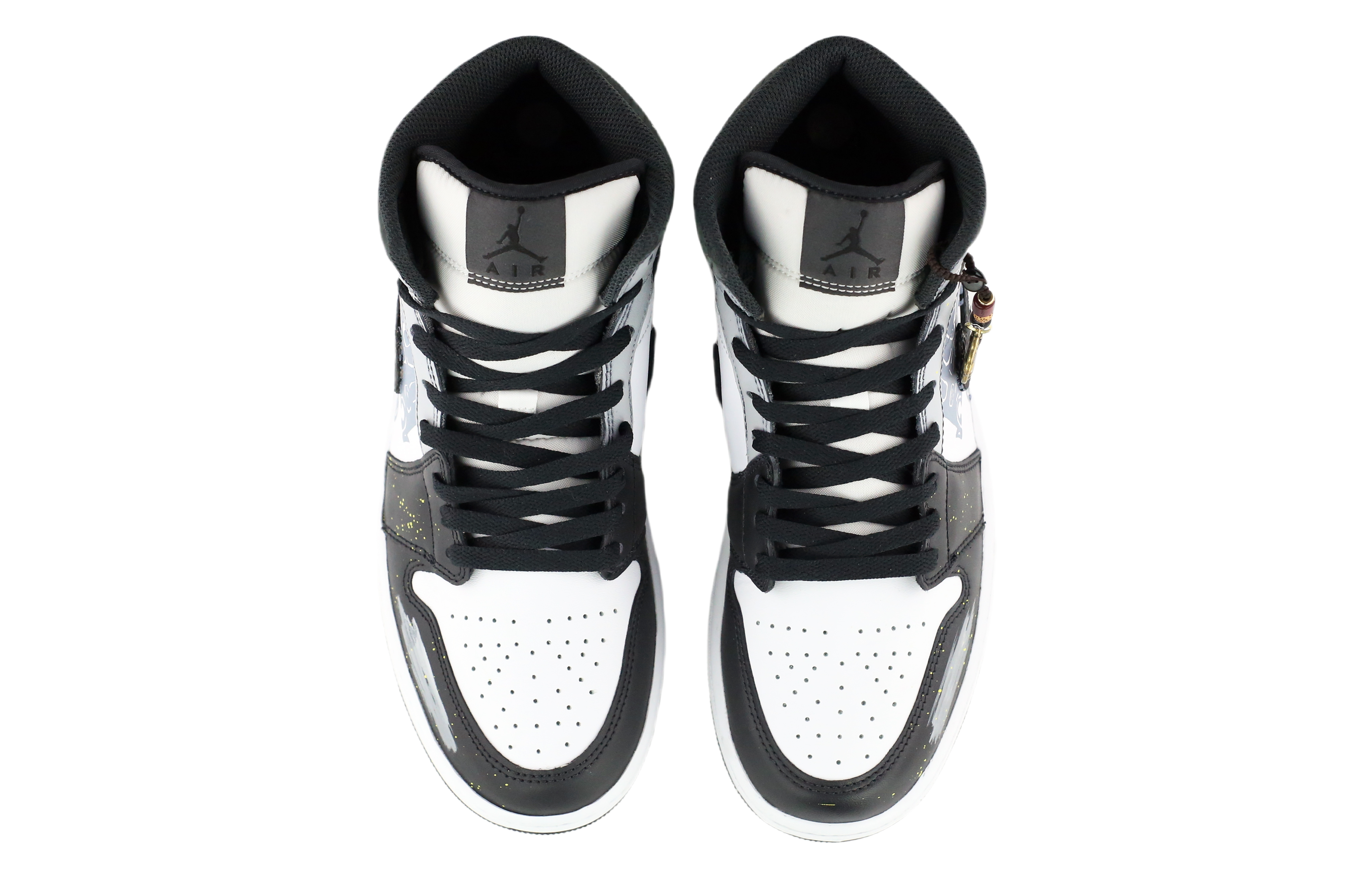 Кроссовки мужские Jordan Air Jordan 1 Mid черные, 41 EU