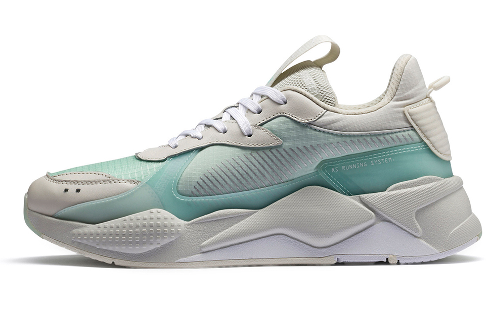 Кроссовки унисекс PUMA RS X Tech fair aqua, 35.5 EU