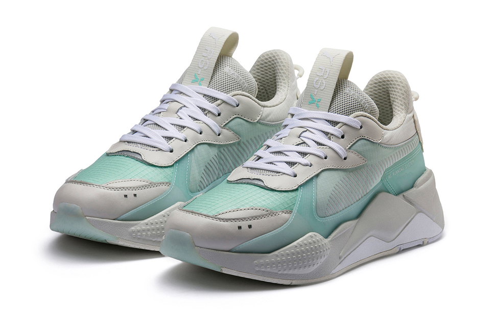 Кроссовки унисекс PUMA RS X Tech fair aqua, 35.5 EU